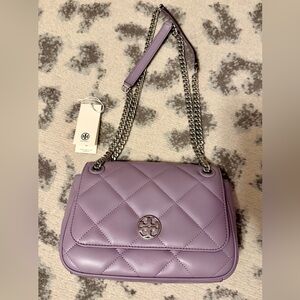 TORY BURCH WILLA SOFT QUILT SMALL SHOULDER BAG NWOT